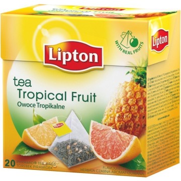 Herbata LIPTON PIRAMIDKI [20] owoce tropikal