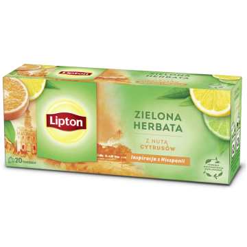 Herbata LIPTON zielona z nutą cytrusów [20]