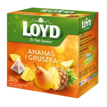 Herbata LOYD ananas i gruszka 20 torebek