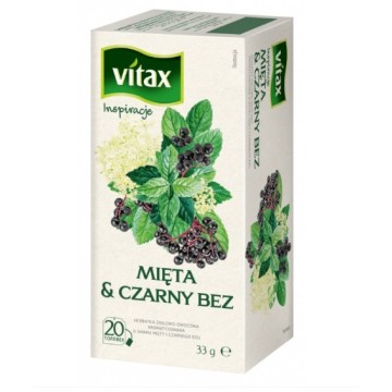Herbata VITAX INSPIR. [20] mięta i czarny bez