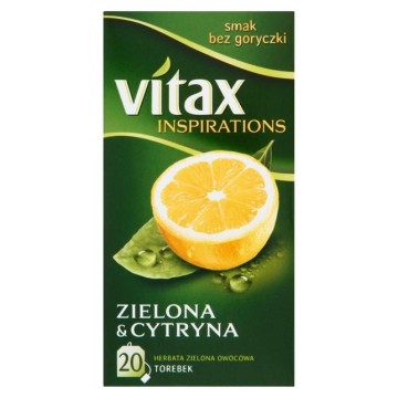 Herbata VITAX INSPIR. [20] zielona z cytryną
