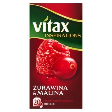 Herbata VITAX INSPIR. [20] żurawina z maliną