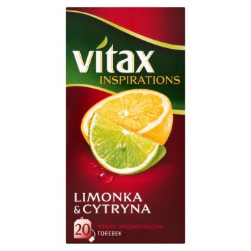 Herbata VITAX INSPIRATIONS [20] limonka z cytryną