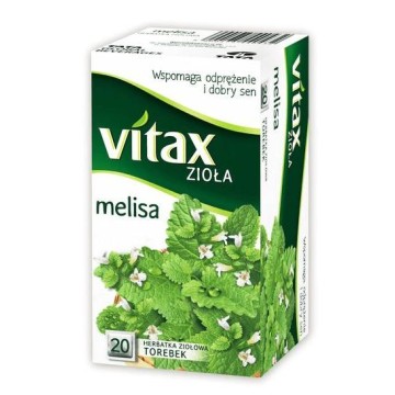 Herbata VITAX melisa 20 torebek