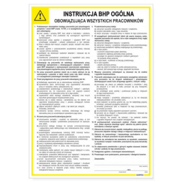Instrukcja BHP OGÓLNA
