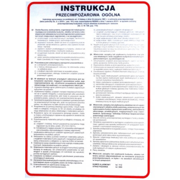 Instrukcja PRZECIWPOŻAROWA OGÓLNA