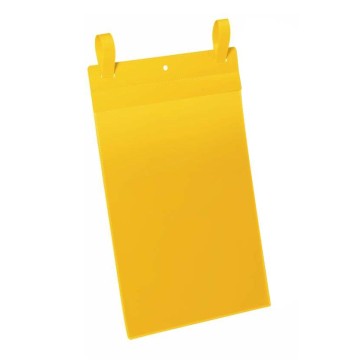 Kieszenie z paskami DURABLE A4 PION [50] żółte