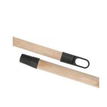 Kij drewniany 120cm z gwintem plastikowym