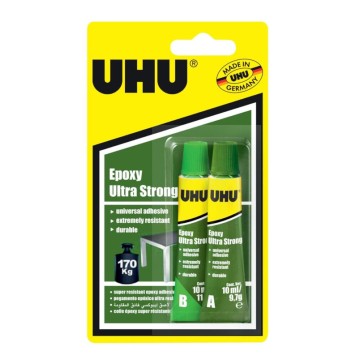 Klej epoksydowy UHU EPOXY ULTRA STRONG 2x10ml