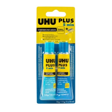 Klej żywiczno-epoksydowy UHU PLUS 2x15ml