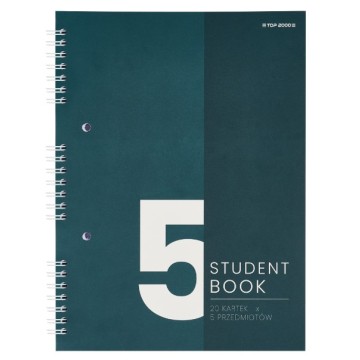 Kołozeszyt A5 100k TOP2000 STUDENTBOOK 5 reg