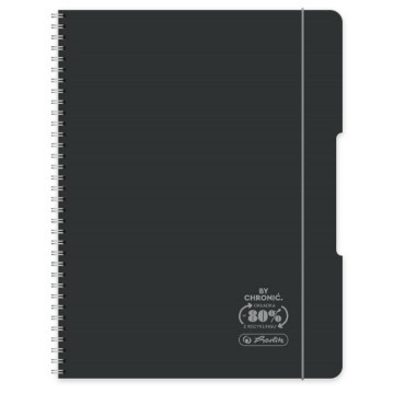 Kołozeszyt HERLITZ ECO PP COLORS B5 80k czarny