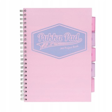 Kołozeszyt PUKKA PAD PASTEL A4 różowy