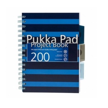 Kołozeszyt PUKKA PROJECT BOOK NAVY A5 niebieski