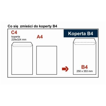 Koperty B5 HK brąz [500] (KARTON)