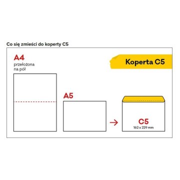 Koperty C5 HK brąz [500] (KARTON)