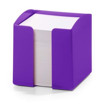 Kostka biała DURABLE w pudełku plastik fioletowym