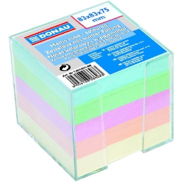 Kostka kolor w pudełku plastik DONAU bezbarwnym