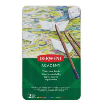 Kredki akwarelowe DERWENT ACADEMY [12]