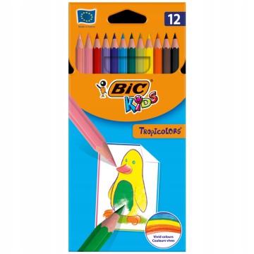Kredki ołówkowe BIC CONTE TROPICOLOR [12]