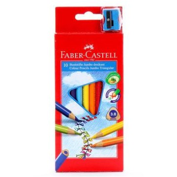 Kredki ołówkowe FABER CASTELL JUMBO [10]