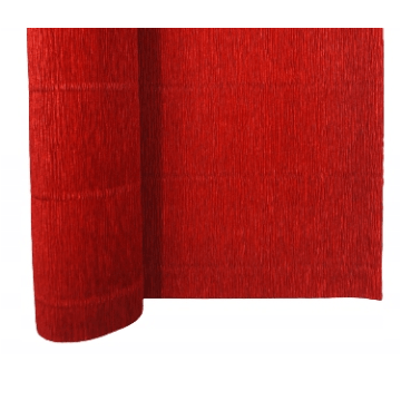 Krepina ALIGA 2,5x0,5m czerwień jasna