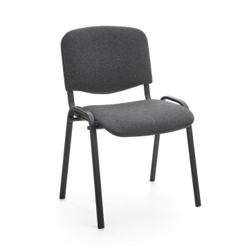Krzesło ISO BLACK C-38 splot ciemnoszary