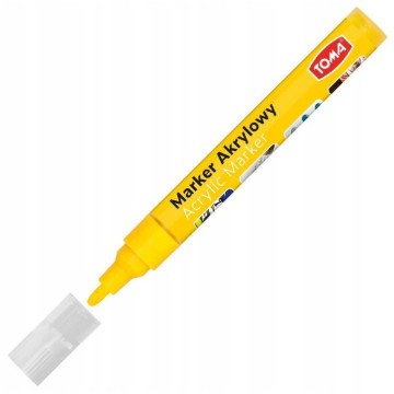 Marker akrylowy TOMA 2,5mm żółty
