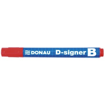 Marker do tablic DONAU D-signer czerwony okr.