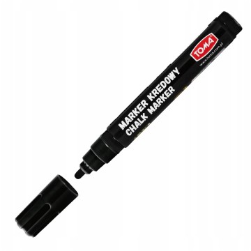 Marker kredowy TOMA 4,5mm czarny