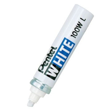 Marker olejowy PENTEL X100W-L 6,5mm biały ścięty