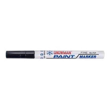 Marker olejowy SNOWMAN czarny 1-1,5mm okr.