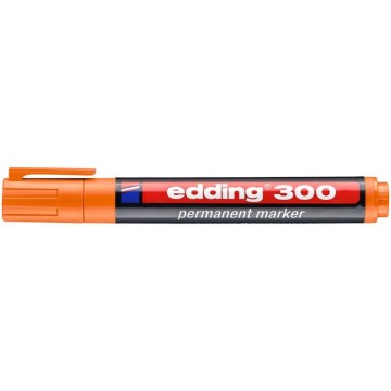 Marker permanentny EDDING 300 okrągły pomarańczowy