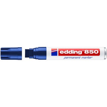 Marker permanentny EDDING 850 niebieski ścięty