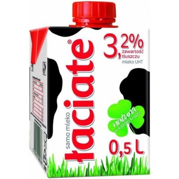 Mleko ŁACIATE 3,2% 0,5L