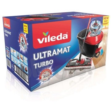 Mop zestaw (+kij+wiadro) VILEDA ULTRAMAT TURBO