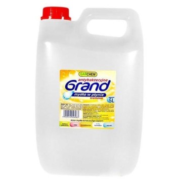 Mydło w płynie GRAND 5L antybakteryjne białe