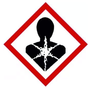Naklejka piktogram chem PRODUKT POWAŻNE ZAGR