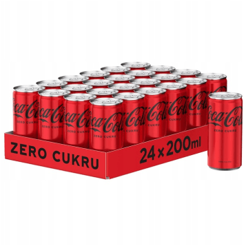 Napój COCA-COLA ZERO 200ml puszka [24] kaucja