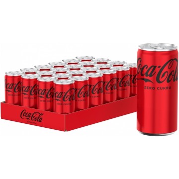 Napój COCA-COLA ZERO 330ml puszka [24]