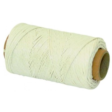 Nici lniane białe dratwa 100g (120m) DUBEL 140881