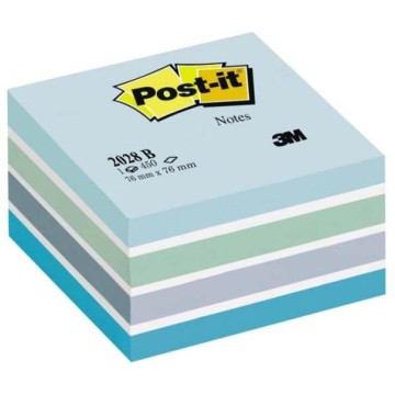 Notes samop. 3M POST-IT 76/76 450k. mix niebieski