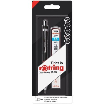 Ołówek automatyczny ROTRING TIKKY 0,5 + grafity HB