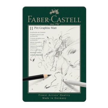 Ołówki FABER CASTELL PITT GRAPHITE MATT [8]