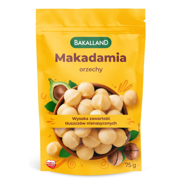 Orzechy makadamia BAKALLAND 75g