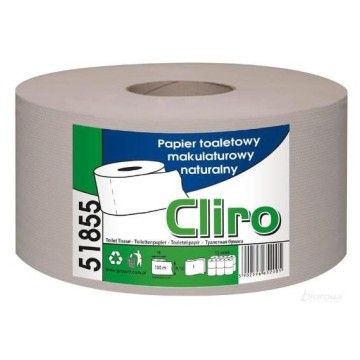 Papier toalet. JUMBO CLIRO 130m makulatura [12]