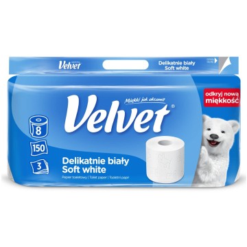 Papier toalet. VELVET DELIKATNIE 3w 18,3m [8]