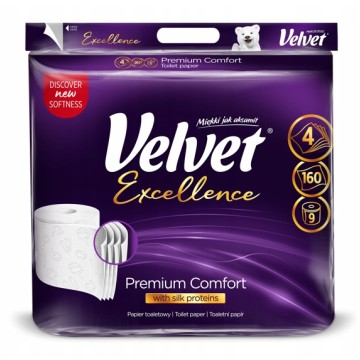 Papier toalet. VELVET EXCELLENCE 4w [9]