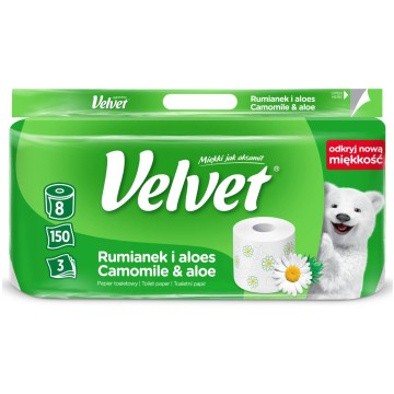 Papier toalet. VELVET RUMIANEK 3w 18,3m [8]