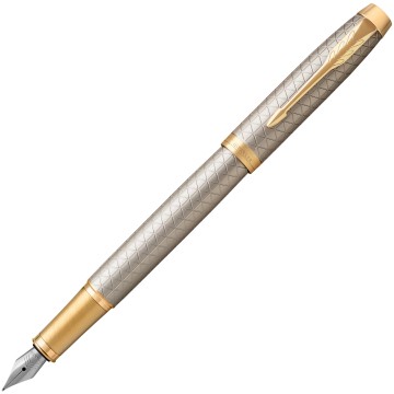 PARKER IM PREMIUM srebrzysty GT pióro wieczne